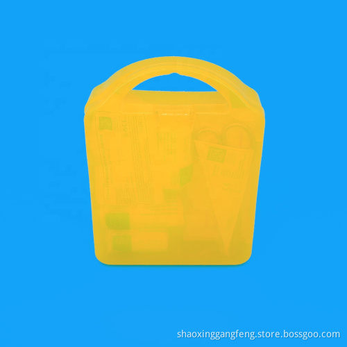 Manufacturer supplier hospital safety outdoor yellow first aid kit box with medical equipment